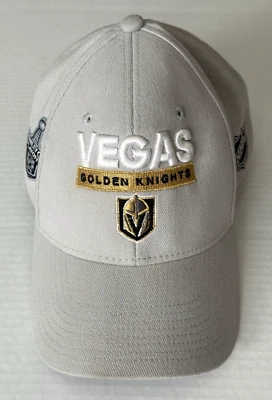adidas Vegas Golden Knights Gray Hat 2018 NHL Stanley Cup Playoffs Size L / XL - Image 1 of 4