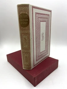 1939 Charles Dickens Buch im Schuber The Heritage Press Hard Times Oliver Twist - Bild 1 von 6