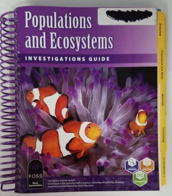 Populations and Ecosystems Investigations Guide (FOSS Next Generation) Spiral - Image 1 of 4