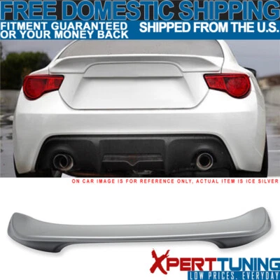 Fits 13-20 Scion FRS/Subaru BRZ/Toyota 86 Trunk Spoiler Painted Ice Silver #G1U - Image 1 of 3