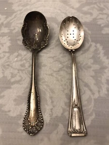 Vintage Silver Spoons Serving - Picture 1 of 4