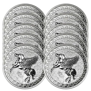 Lot of 10 - 2023 £1 St. Helena "Jennie Norris" Pegasus BU - Picture 1 of 3