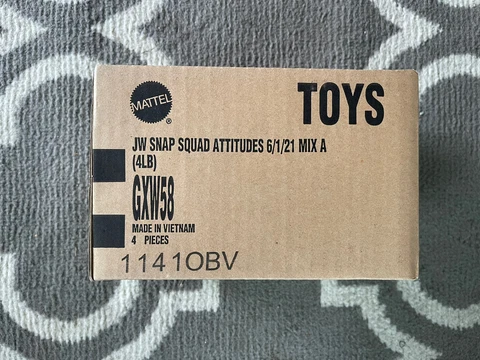 MATTEL Jurassic World Snap Squad Attitudes Set of 4 New In Box Cover