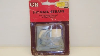 GARDNER BENDER CO. NS-1575 STRAP EMT NAIL 3/4", PACKAGE OF 10, NIB - Image 1 of 4