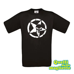 T-SHIRT unisex teschio punisher skull t10 - Foto 1 di 2
