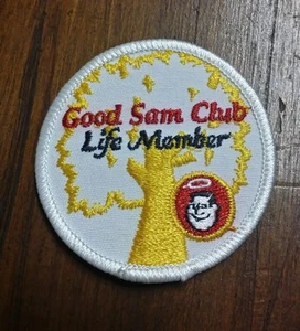 GOOD SAM CLUB LIFE MEMBER Bügelbild oder Aufnäher Patch - Bild 1 von 2