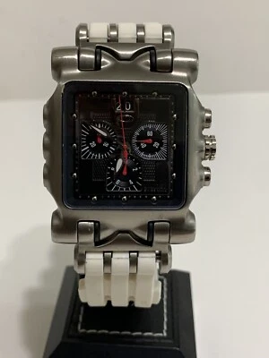 Oakley Minute Machine Watch White Aftermarket Band, Rare and Cool Oakley Watch - Image 1 of 4