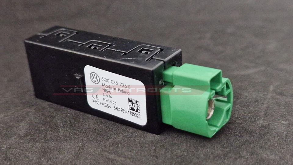 VW Seat Skoda MIB2 App Conectar Carplay Android Auto Conector USB 5Q0035726E - Imagen 1 de 1