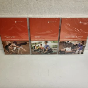 3 Balanced Body Pilates Barrels, Chair, T Instruction Training Workout DVD New! - Picture 1 of 8