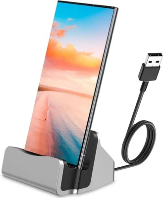 USB C 3.1 Type-C Charger Dock Station Desktop Charging Stand for Mobile Phone - Image 1 of 4