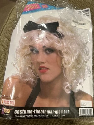 Peluca niña años 80 rubia rizada por Forum 2009 Foto 1 de 4