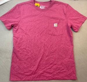 Carhartt Relaxed Fit Pocket T-Shirt Short Sleeve Everyday Casual Top L - Picture 1 of 4