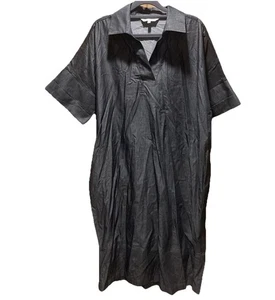 Ming Wang Xl Tunic Dress Cotton dark denim look - Picture 1 of 7