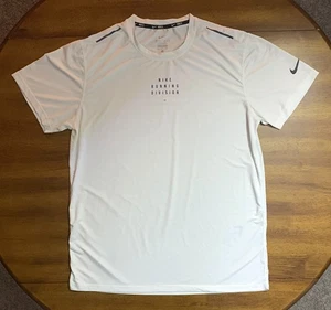Rare Japan Market (Size XXL) White Nike Men's Dri-Fit Running Division T-Shirt - Picture 1 of 10
