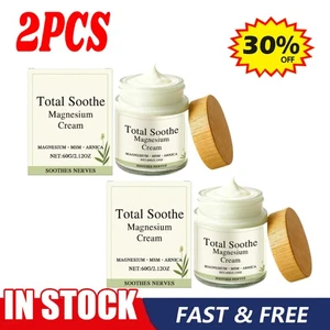  2X Total Relief Magnesium Cream, Nerve R elief Magnesium Cream 60G H OT - Picture 1 of 18