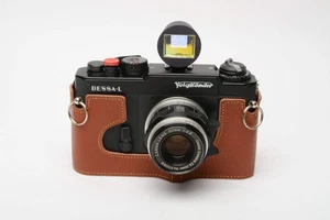 Voigtlander Bessa-L w/Canon 50mm f2.8 and finder +1/2 case, very clean, great! - Picture 1 of 14