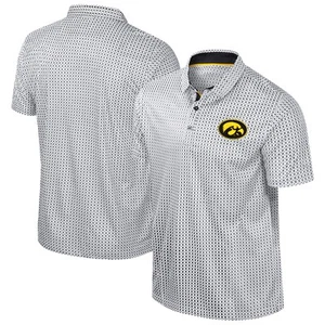 Polo Hombre Coliseo Negro Iowa Hawkeyes Grande y Alto Marty Rival - Imagen 1 de 3