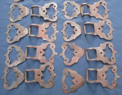 8 jeux arrêts contre - volets intérieurs ouvragée ajourée fer ancien - Photo 1/4