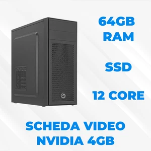 🔥Computer Pc Fisso xeon 12 CORE- RAM 64GB - SSD - Workstation - meglio di i7🔥 - Imagen 1 de 7