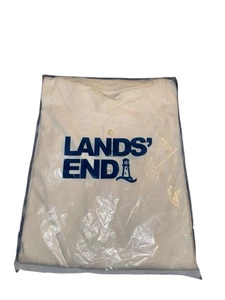 Lands End Mens T-shirt Tee Shirt Super-T Long Sleeve Crew Henley Size XXL New - Picture 1 of 4