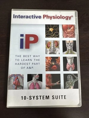 InterActive Physiology: 10-System Suite by Pearson [PC CD-ROM] NEW SEALED - Image 1 of 2