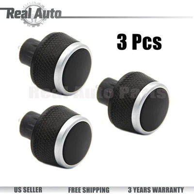 3x Control Switch Button Panel Switch Knob Fit Ferrari 458 Italia Spider F12 A/C - Imagem 1 de 4