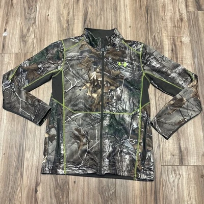 Under Armour Youth XL Hunting Jacket – Full Zip, Camouflage, Scent Control - Image 1 of 4
