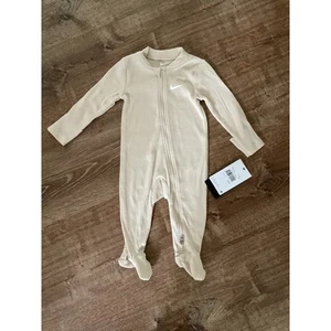 Nike Sanddrift 6M Baby Ribbed Footed Sleeper Pajamas Romper NWT 6 months - Picture 1 of 2