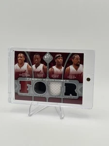 2009 Game Used Fabric Foursome O’Neal/Wade/Haslem/Charmers MEM SN199 #F4-MWHC - Picture 1 of 2