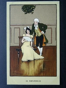 Love & Romance A REVERIE by Artist Ethel Parkinson - Old Postcard - Picture 1 of 2