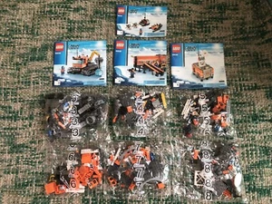 Lego City 60036: Manuali Campo Base Artico 1,3,4,5 Bustine Sigillate 3,4,5,6,7,8 - Foto 1 di 2