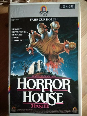 VHS RARITÄT: HOUSE 3 - HORROR HOUSE (1989) mit Lance Henriksen - Bild 1 von 2