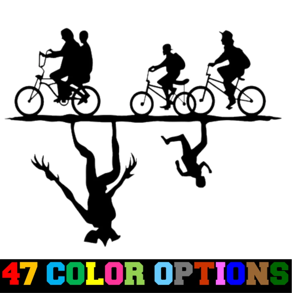 Vinyl Decal Truck Car Sticker Laptop - Television TV Stranger Things Kids v2 - Image 1 of 4