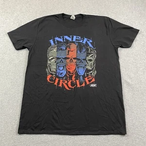 All Elite Wrestling Shirt Herren XL Inner Circle Skulls Graphic Print Tee AEW - Bild 1 von 11