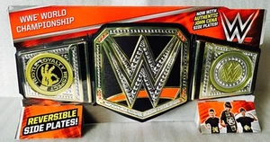 WWE Kinder Spielzeug Replik World Heavyweight Title mit John Cena Seitenplatten - Bild 1 von 5