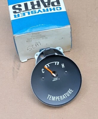 Dodge Plymouth 1971-74 carrocería B tablero de rallye indicador de temperatura nuevo de stock Mopar Foto 1 de 2