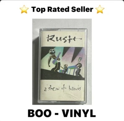 Rush - A Show of Hands ~  Cassette Tape Play Tested EX / VG+ Condition - Image 1 of 4