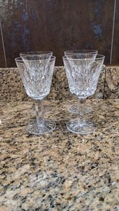 SET OF 4 WATERFORD LISMORE CLARET GLASSES 5 7/8 - Picture 1 of 3