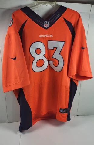 Wes Welker Men's Jersey Denver Broncos #83 NFL Onfield size 48 Cover