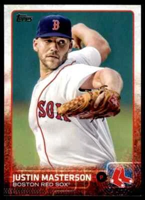 2015 Topps Series 2 Justin Masterson #433 Boston Red Sox - Image 1 of 2