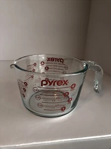 Pyrex 4 Tassen 32 Unzen Glas Messbecher rote Schrift leicht ablesbar - Bild 1 von 6
