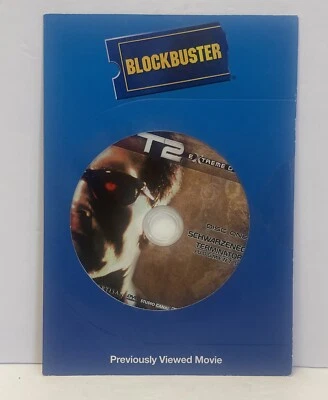Terminator 2 Judgment Day Extreme DVD Disc 1 in Blockbuster Cardboard Sleeve - Image 1 of 2
