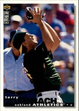 1995 Collector's Choice Oakland Athletics Baseball Card #132 Terry Steinbach