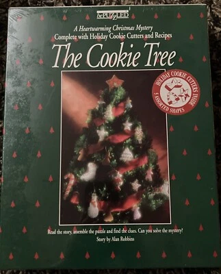NEW/SEALED “The Cookie Tree” Christmas Mystery Puzzle w Cookie Cutters*Recipes - Image 1 of 2
