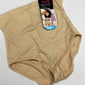 NWT Maidenform Self Expressions Women's Firm Shapes Beige High-Waist Brief 2XL - Picture 1 of 5
