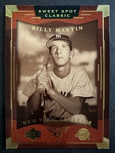 Billy Martin 2004 Upper Deck Sweet Spot Classic Baseball New York Yankees #6 - Picture 1 of 2
