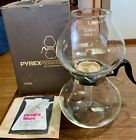 Vintage Pyrex UW-8 Glass Vacuum Drip Coffee Maker - Made in USA - Original Box