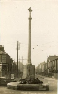 ECHTFOTO POSTKARTE VOM KRIEGERDENKMAL, CROYDON, (LONDON), SURREY VON C.H. PREIS - Bild 1 von 2