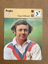 Rugby Roger Milward - Rencontre Sportscaster Card - 1977 Italy