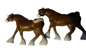 6" DWA LLC  BREYER Horse Clidesdale SET of 2 Draft Equine Plastic Mane and Tail  - Picture 1 of 2
